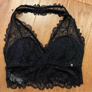 NWOT Lucky Brand Black Medium Lace Bralette